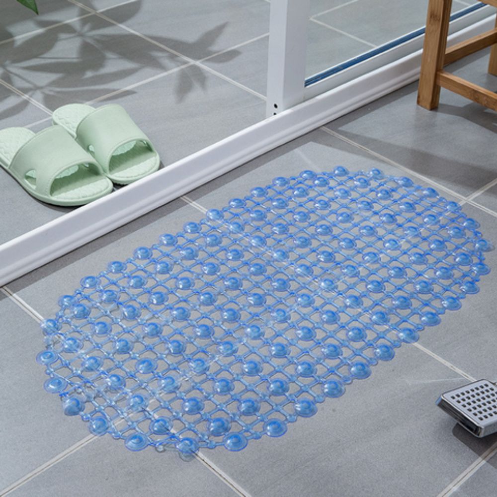 Suction Bath Mat With Drain Holes