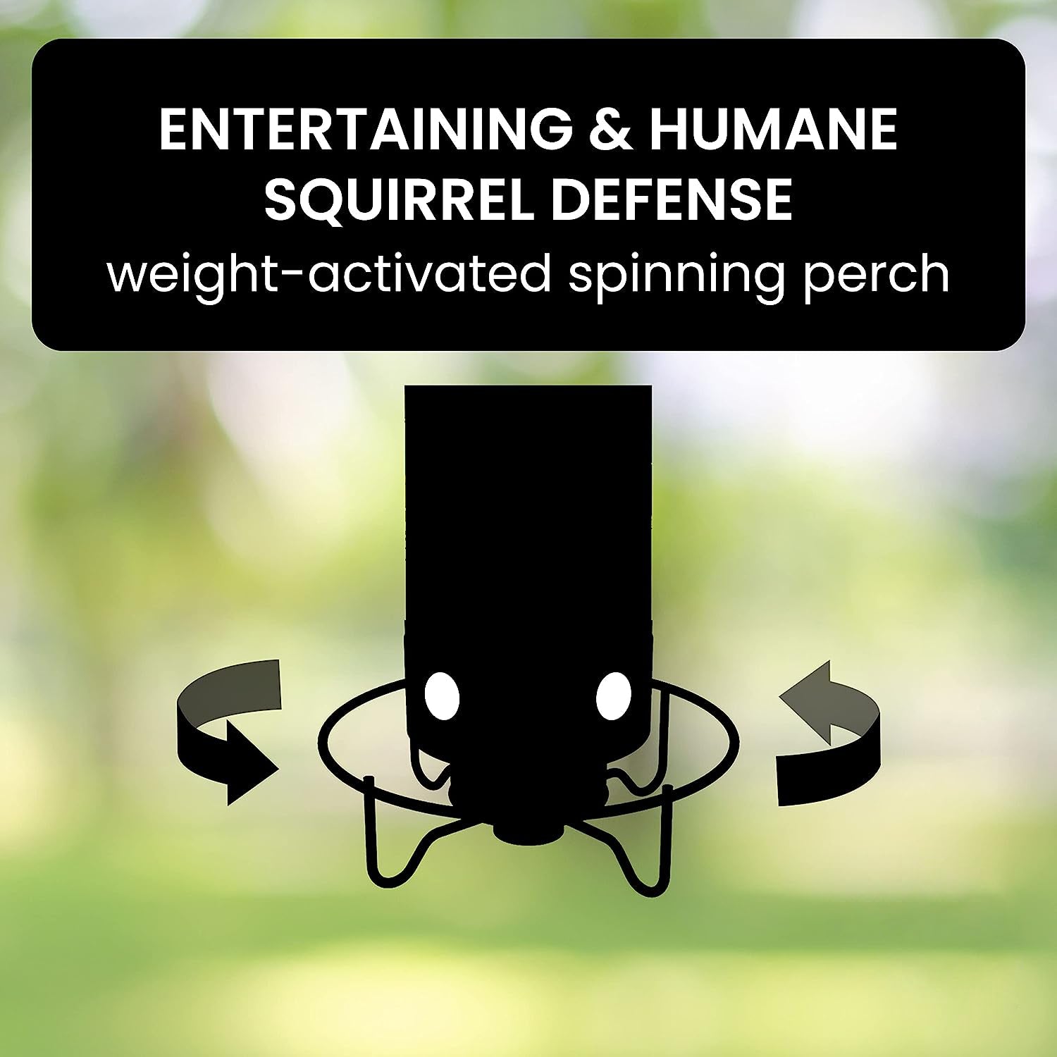 Outdoor Bird Feeder - Squirrel Proof Bird Feeder Weight Activated Anti Squirrel