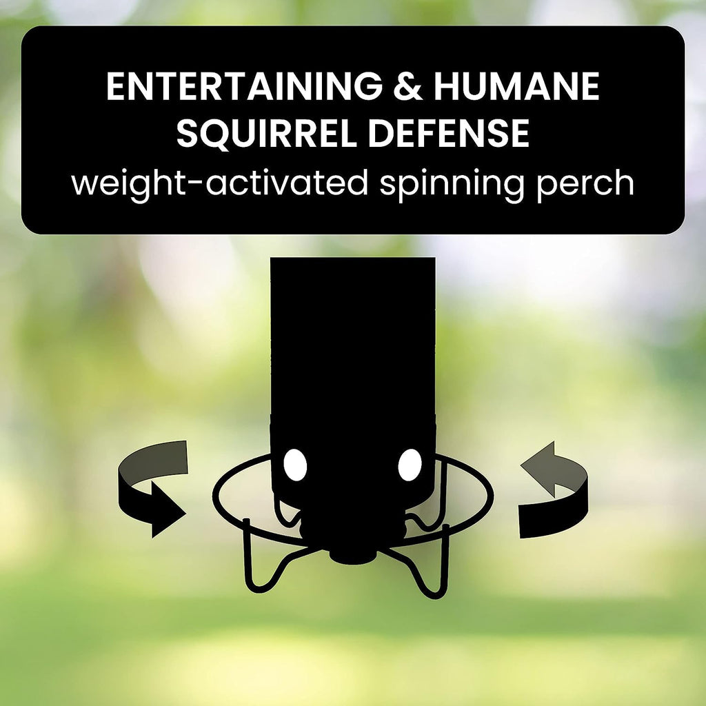 Outdoor Bird Feeder - Squirrel Proof Bird Feeder Weight Activated Anti Squirrel
