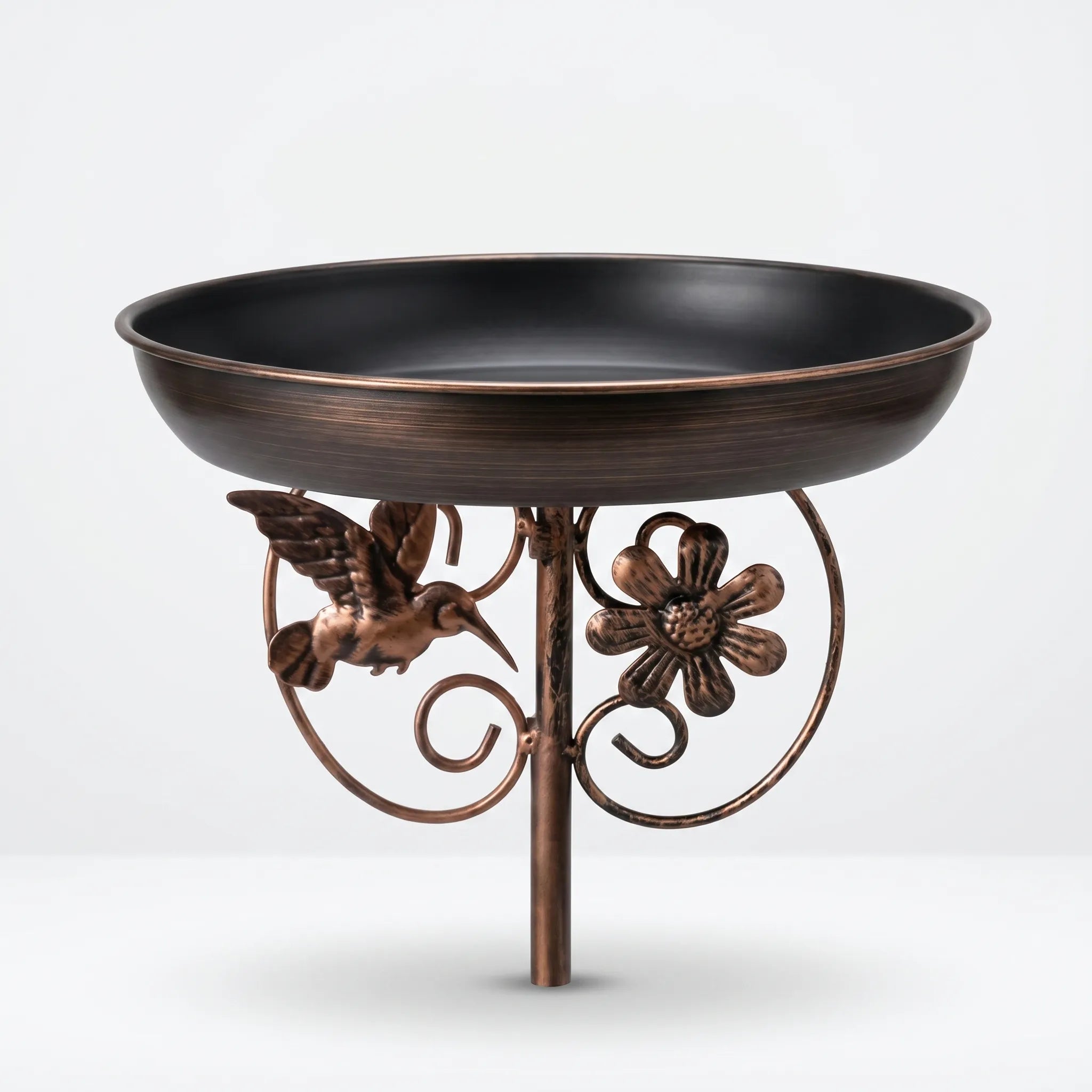 Garden Bird Bath with Ground Stake