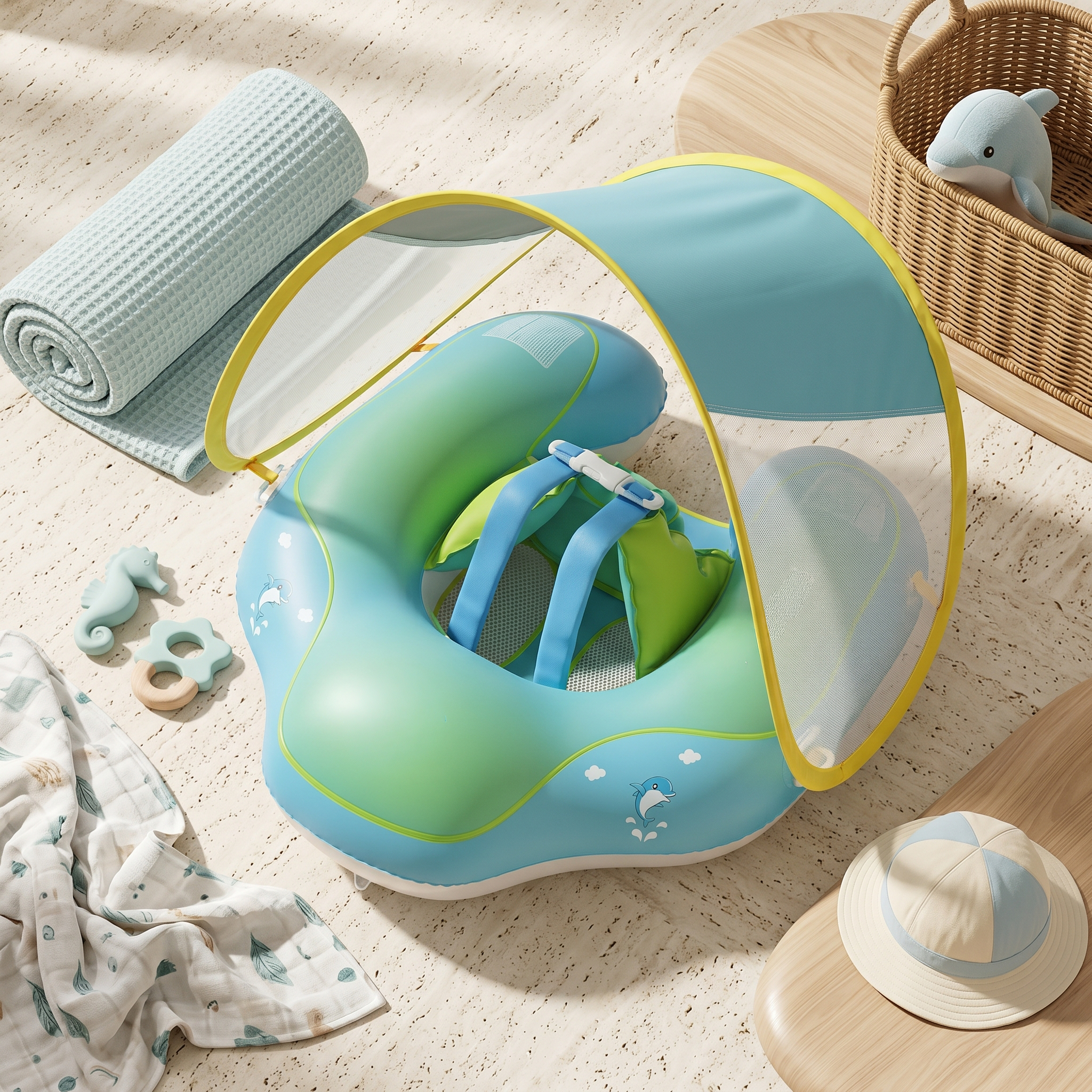 Inflatable Baby Swim Seat Float