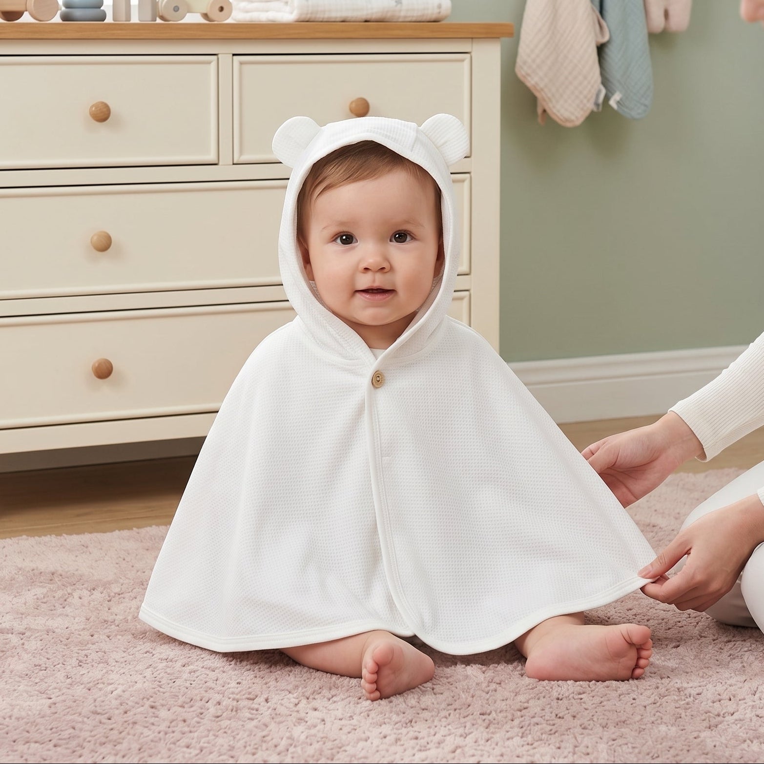 Baby UPF 50+ Hooded Sun Protection Cape