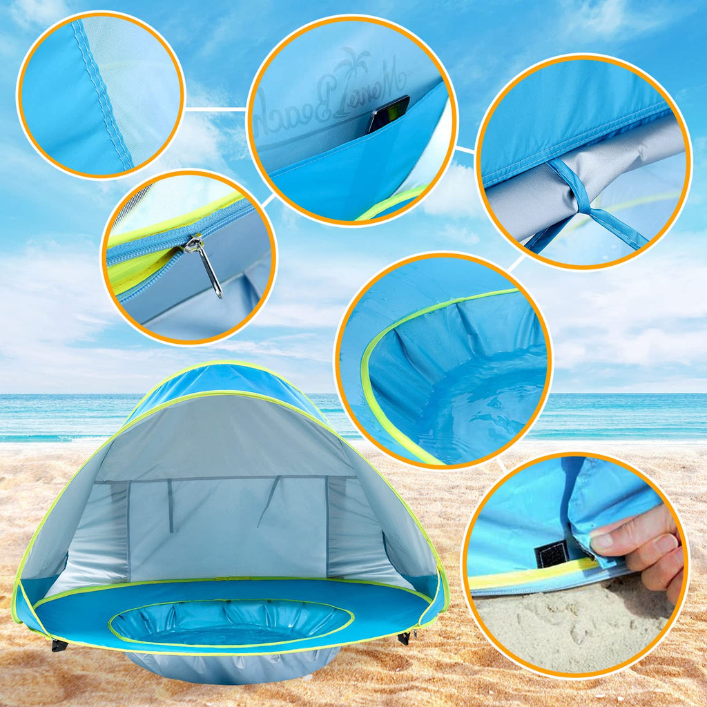 Baby Beach Tent with Paddling Pool
