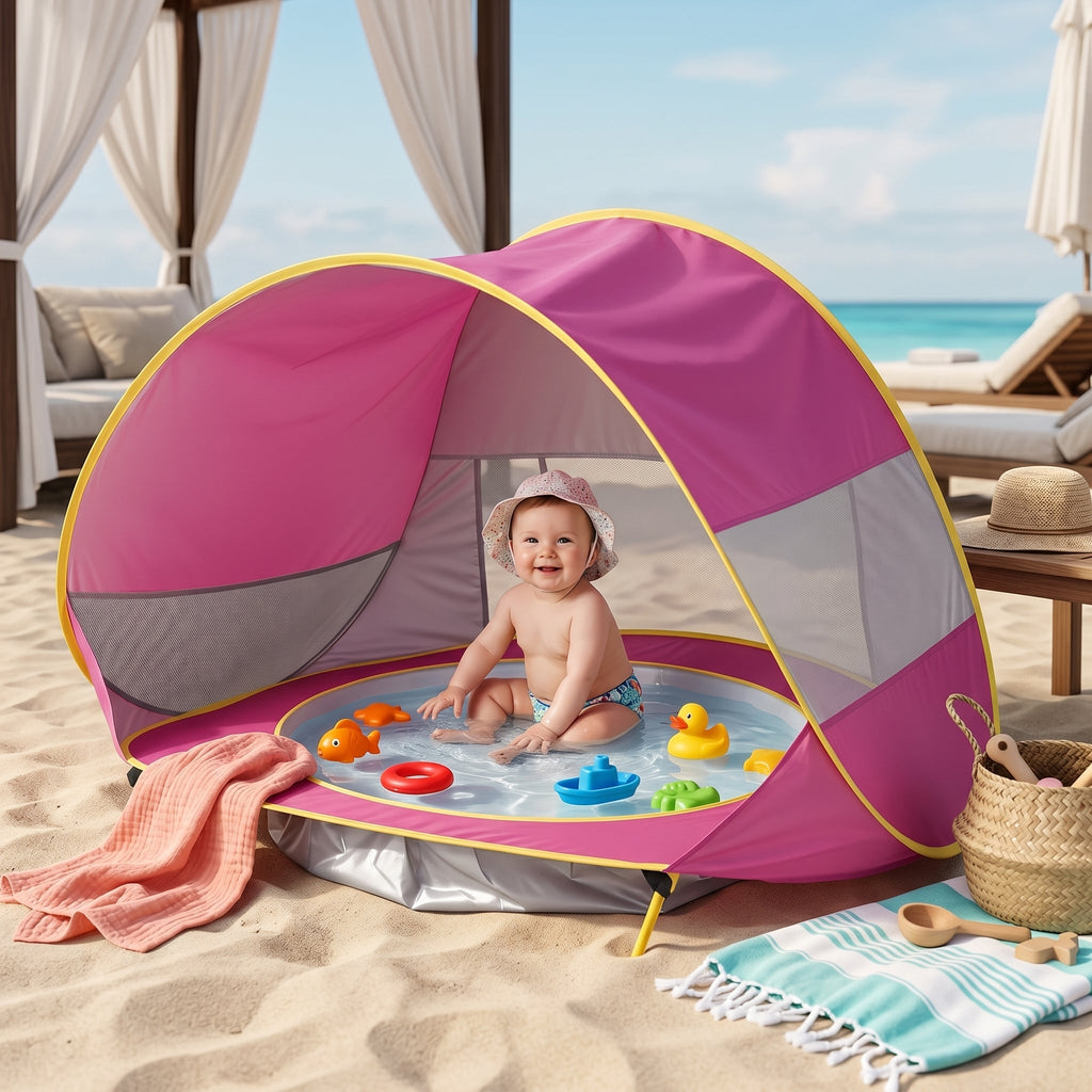 Baby Beach Tent with Paddling Pool