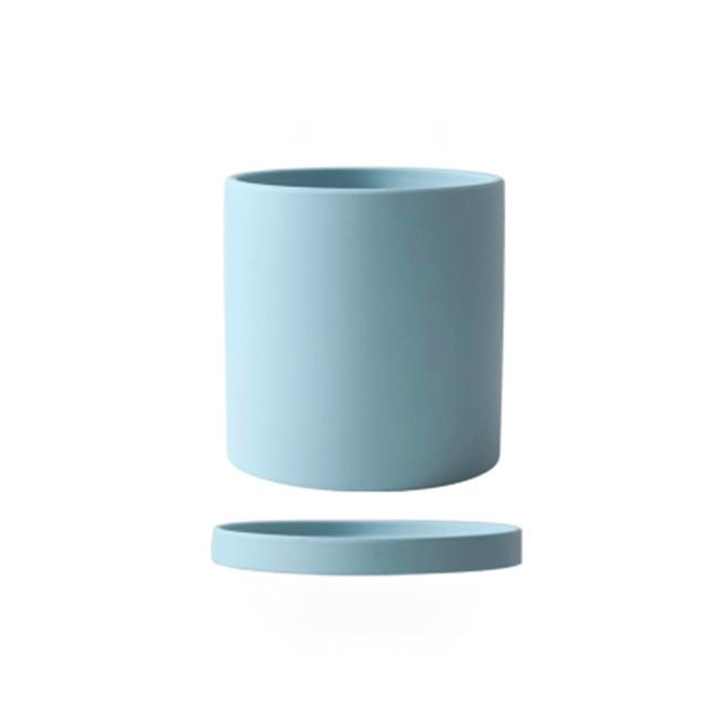 Ceramic Plant Pot With Saucer