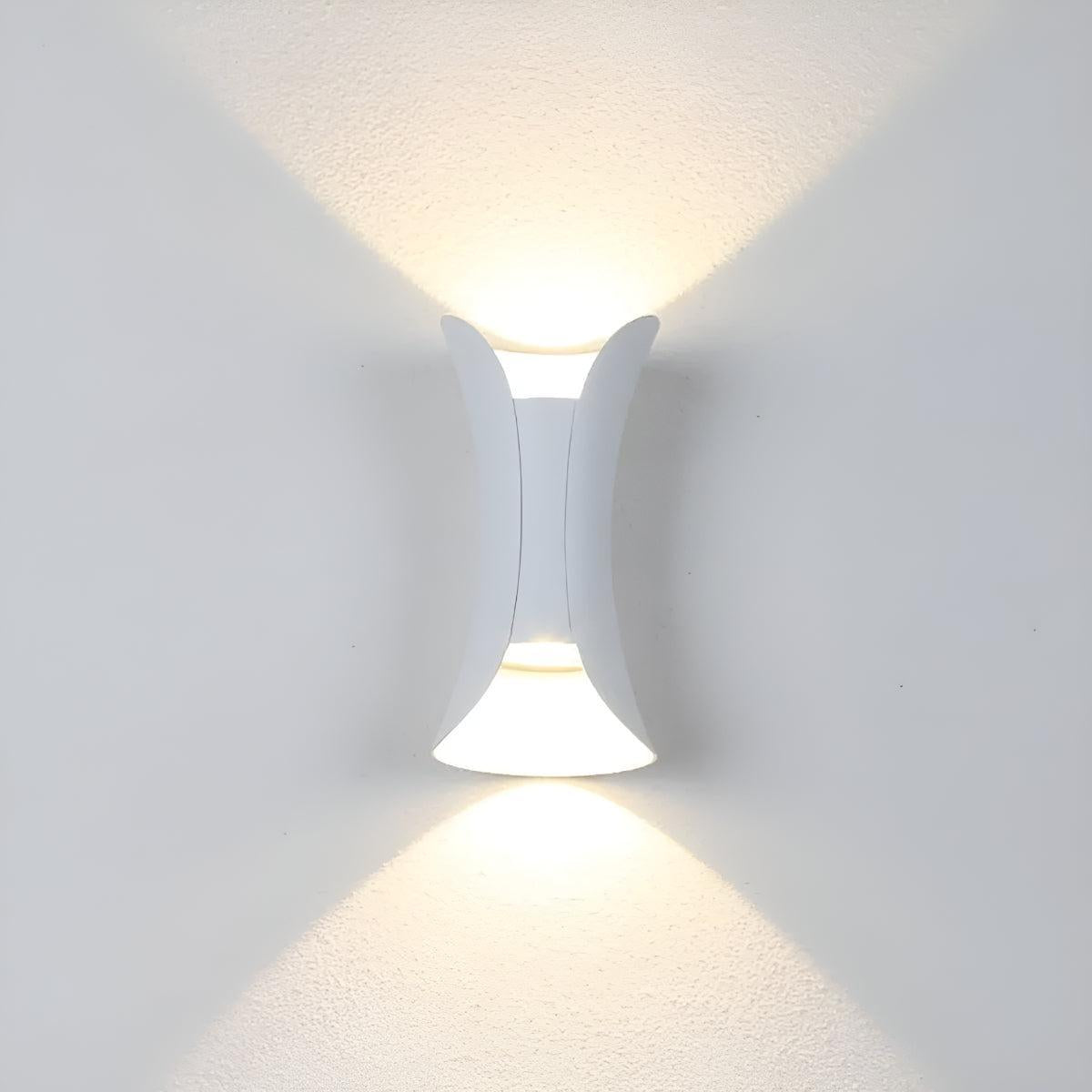 Curved Outdoor Wall Light