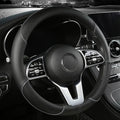 Faux Leather Steering Wheel Cover
