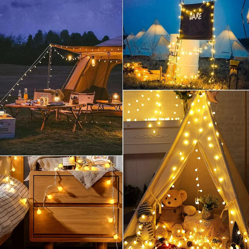 Waterproof Solar Garden String Lights