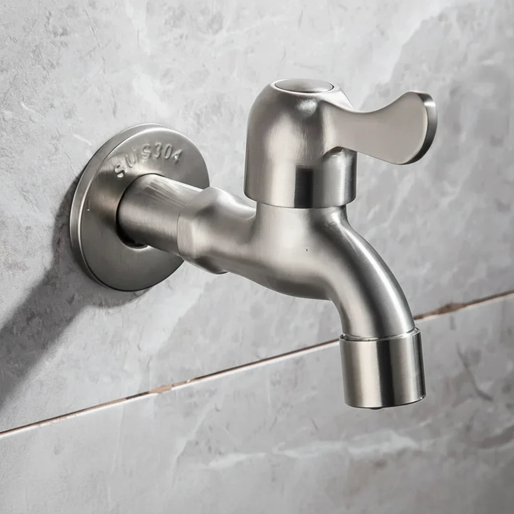 Stainless Steel Outdoor Garden Tap