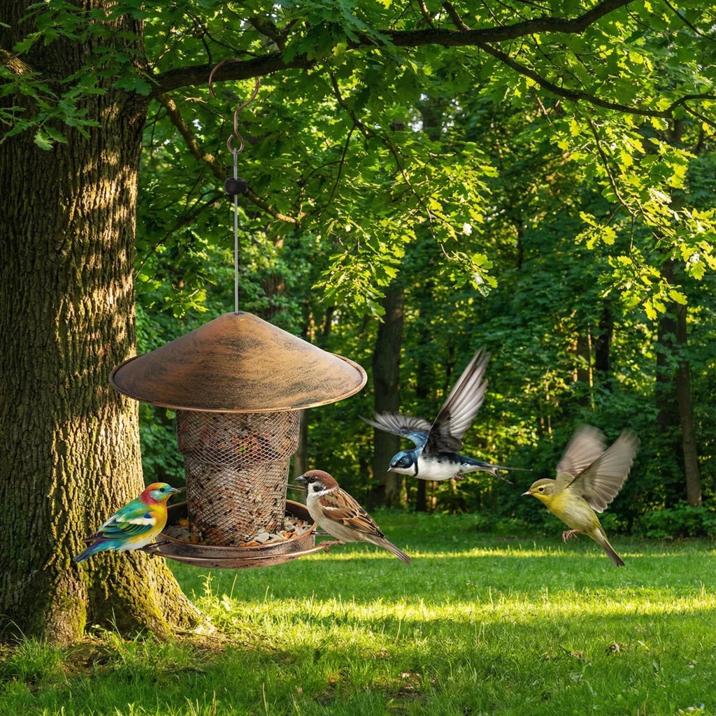Squirrel-Proof Bird Feeder Made Of Iron