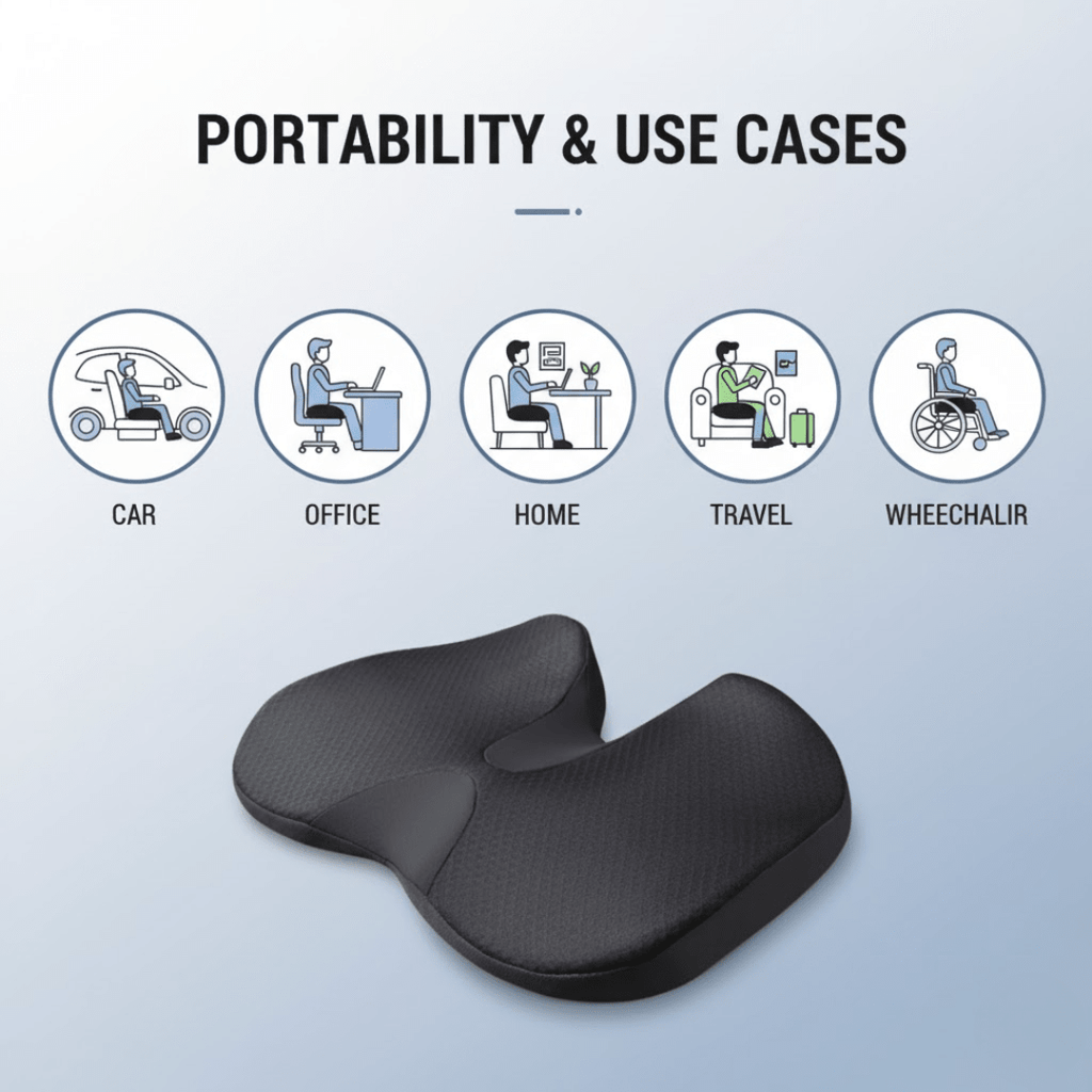 Seat Cushion For Car And Office Chair