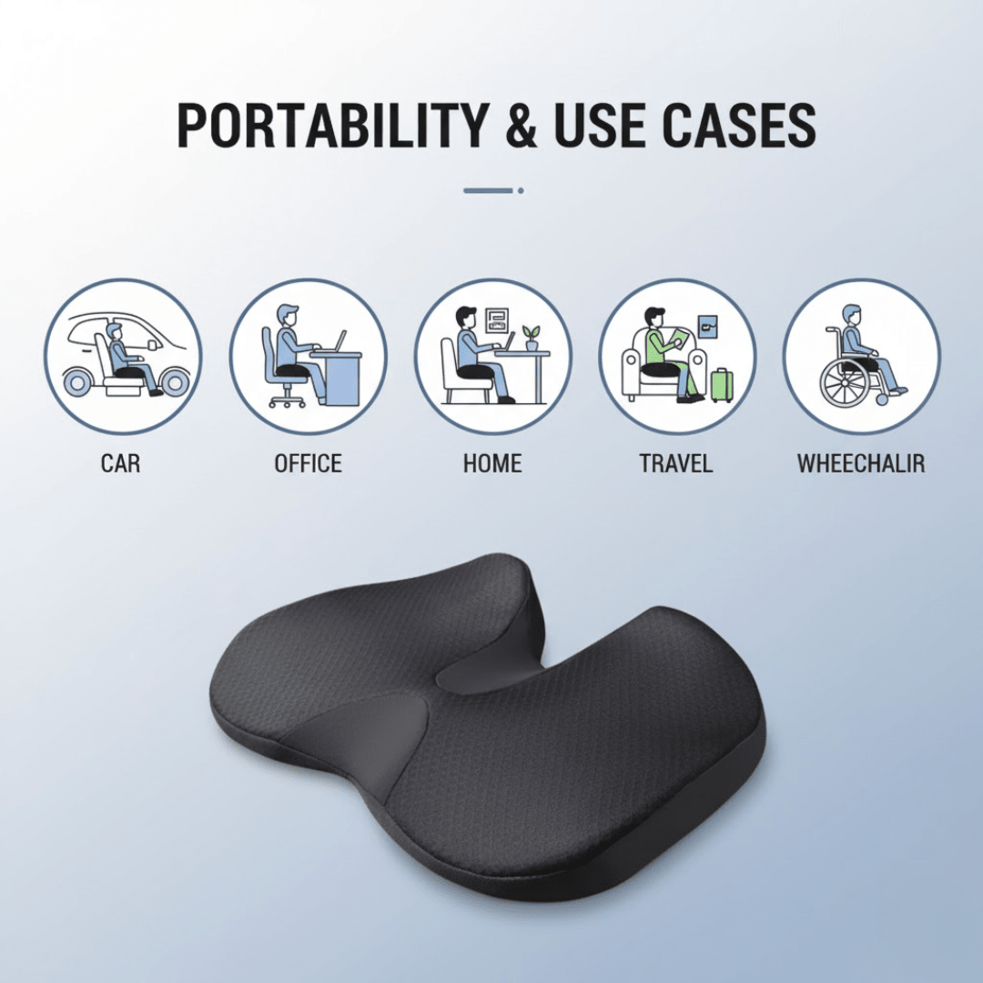 Seat Cushion For Car And Office Chair
