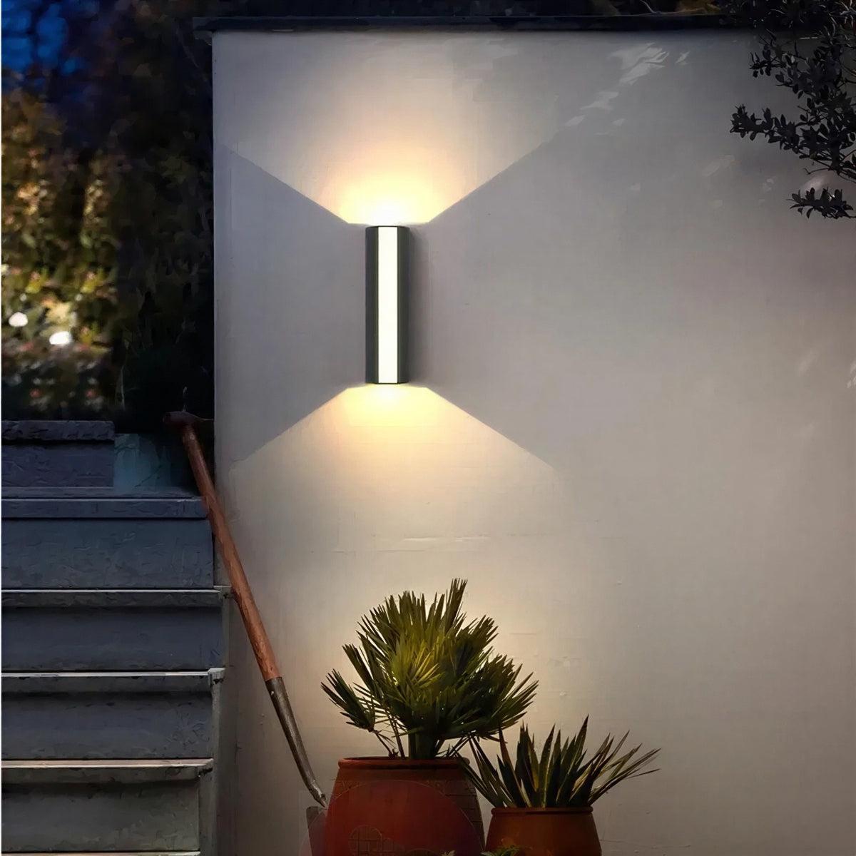 Outdoor Wall Light With Up And Down Beam