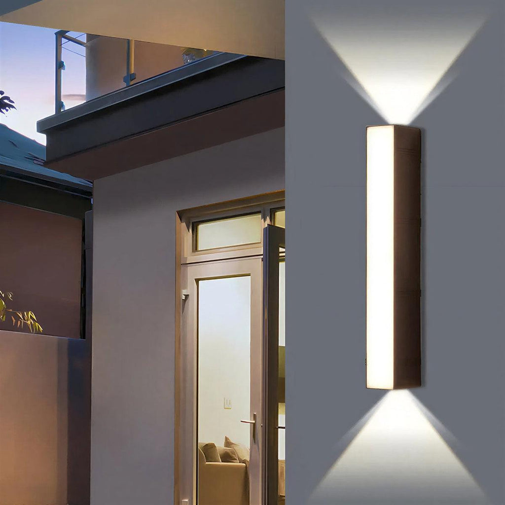 Outdoor Wall Light With Up And Down Beam