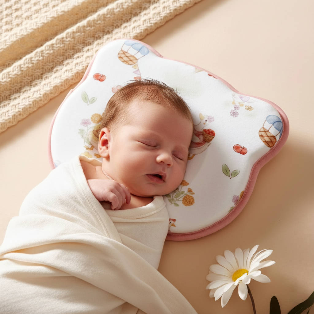 Breathable Infant Head Support Pillow