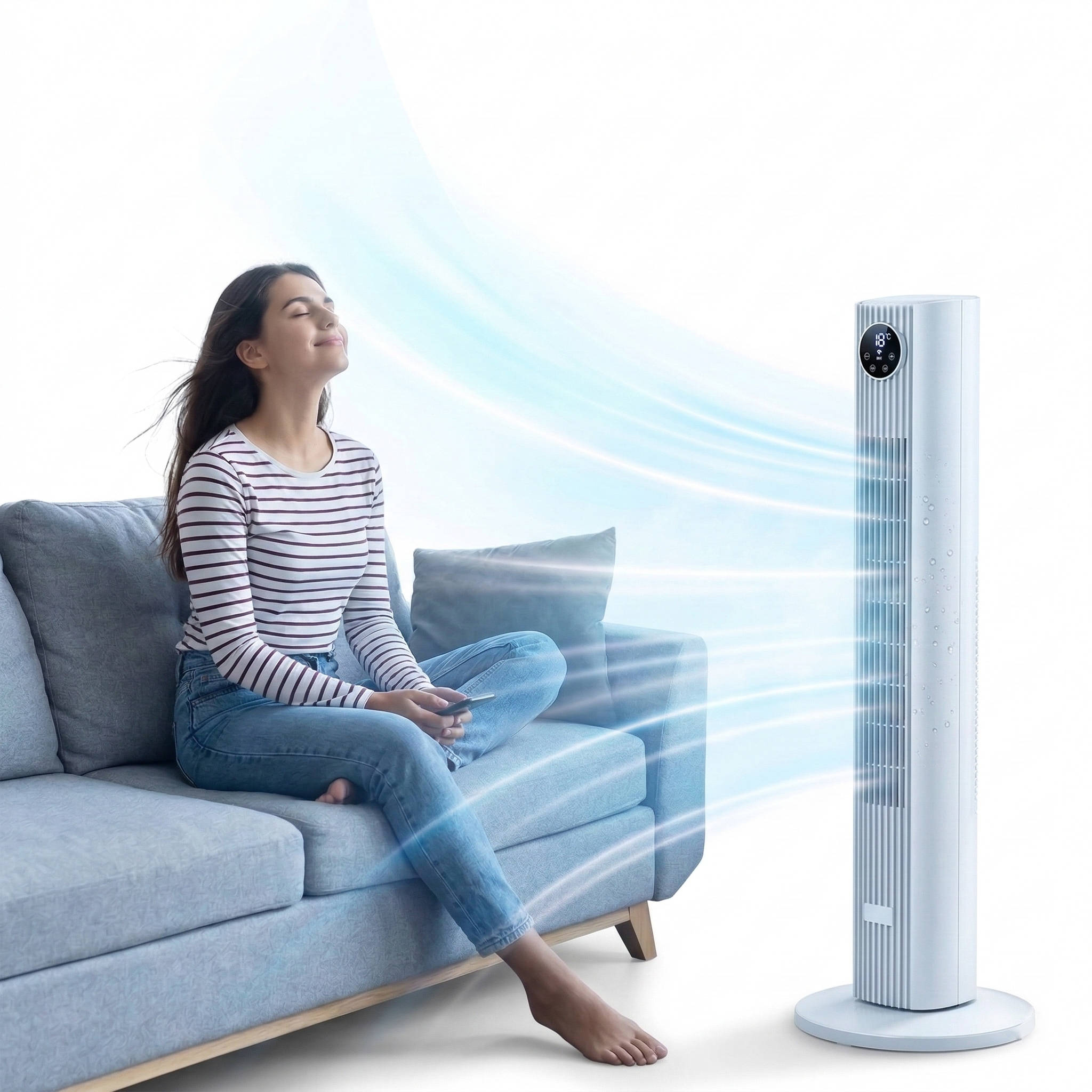 Windowless Portable Air Cooler for Small Rooms