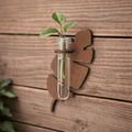 Leaf Wall Planter Made Of Natural Wood