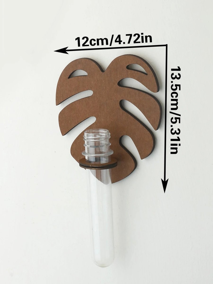 Leaf Wall Planter Made Of Natural Wood