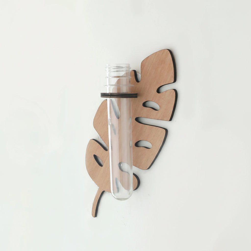 Leaf Wall Planter Made Of Natural Wood
