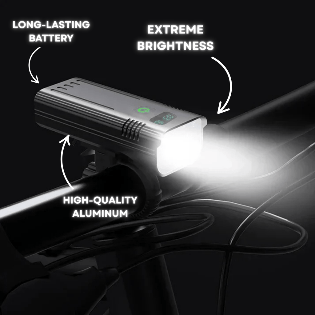 5000-Lumen USB-C Rechargeable Bike Light