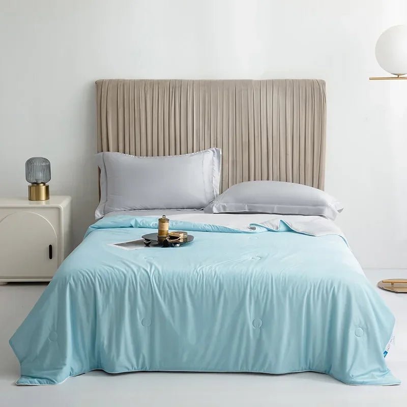 Double-Sided Cooling Blanket For Refreshing Sleep