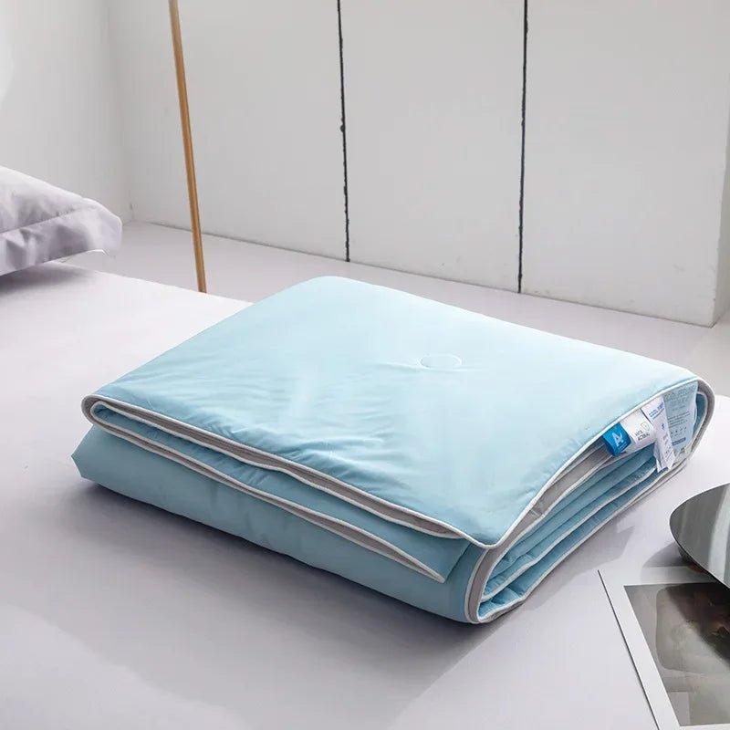 Double-Sided Cooling Blanket For Refreshing Sleep