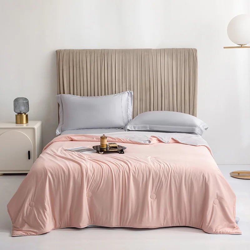 Double-Sided Cooling Blanket For Refreshing Sleep