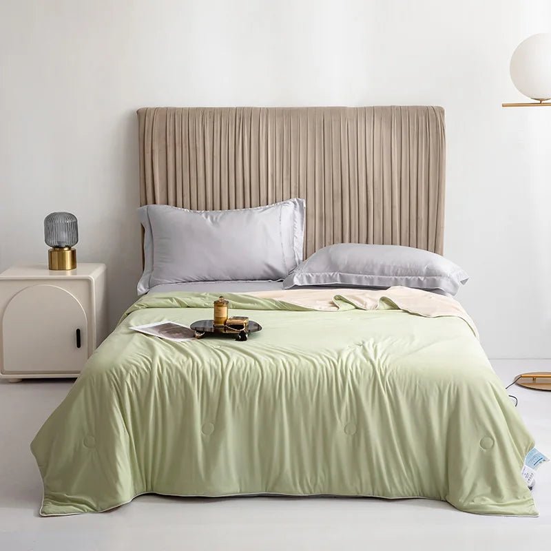 Double-Sided Cooling Blanket For Refreshing Sleep
