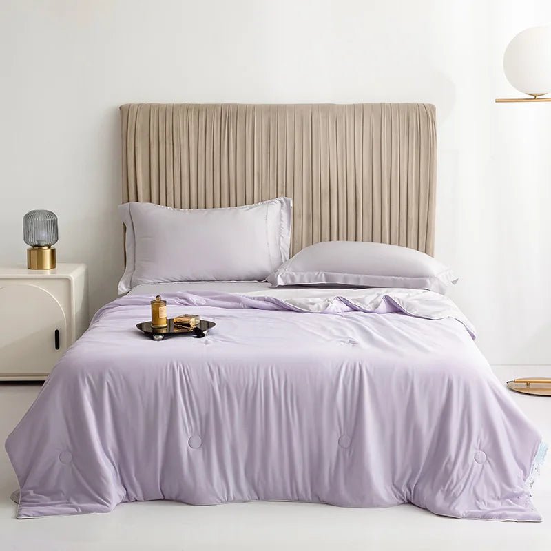 Double-Sided Cooling Blanket For Refreshing Sleep