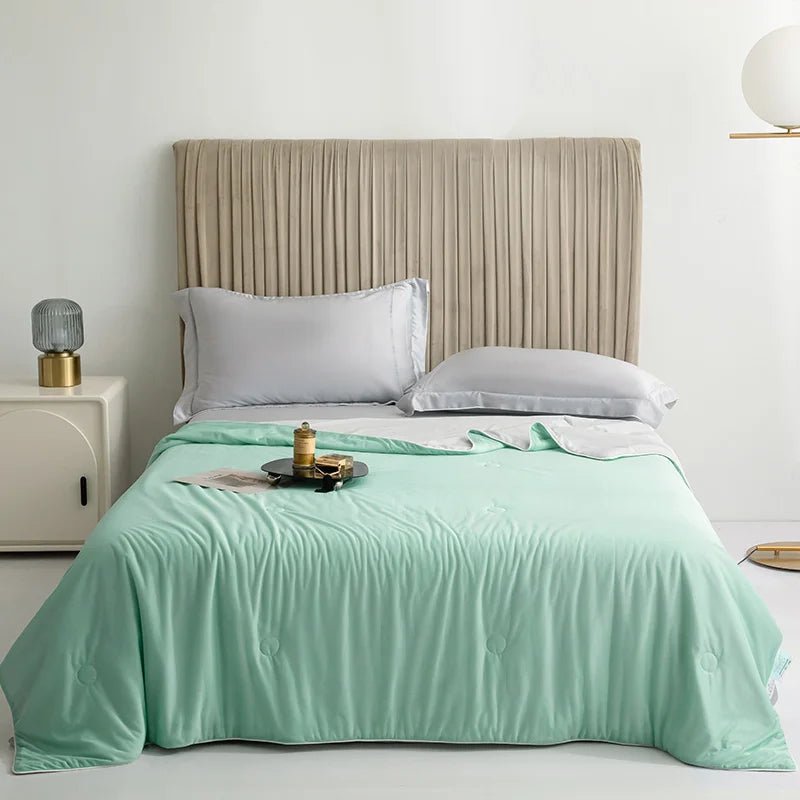 Double-Sided Cooling Blanket For Refreshing Sleep