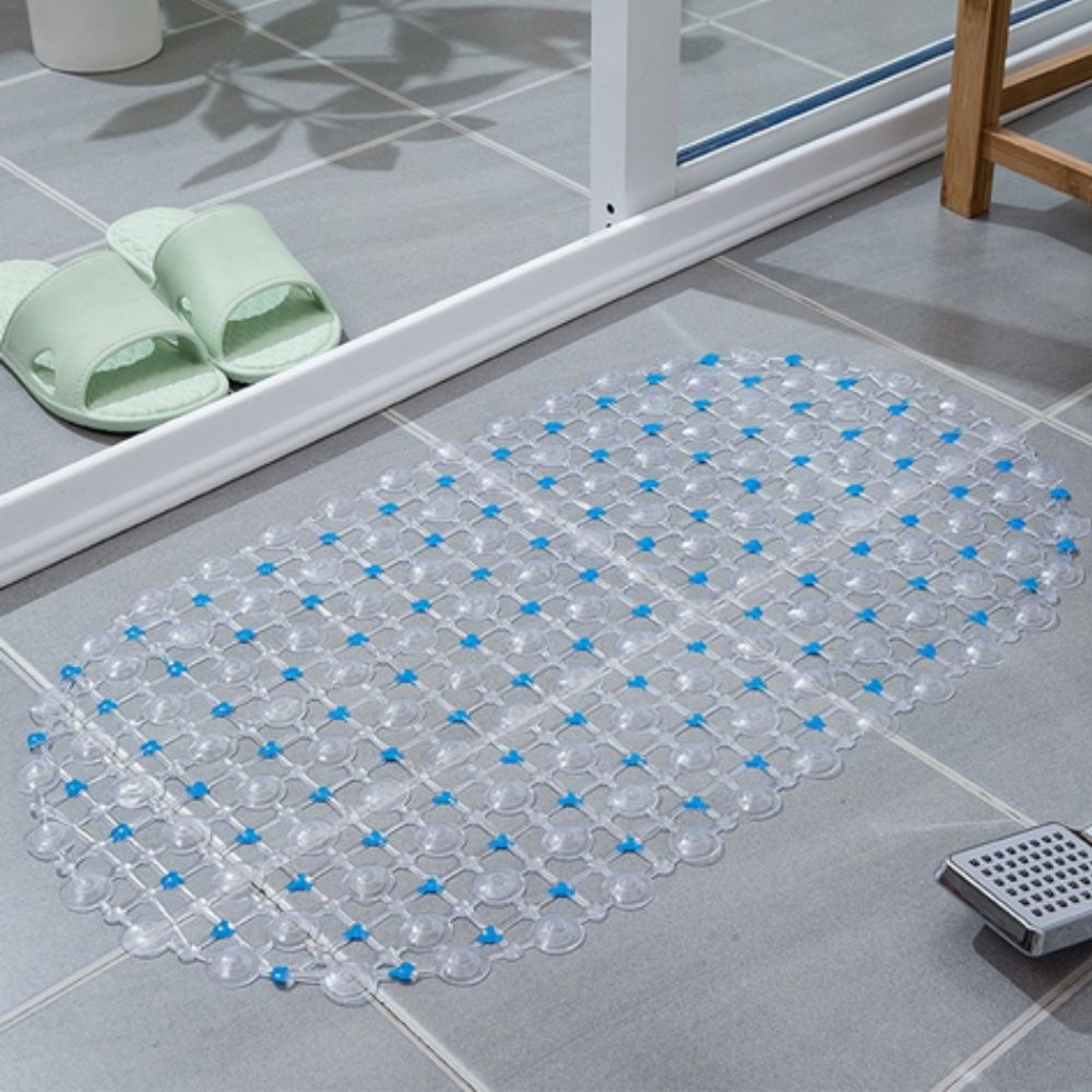 Suction Bath Mat With Drain Holes