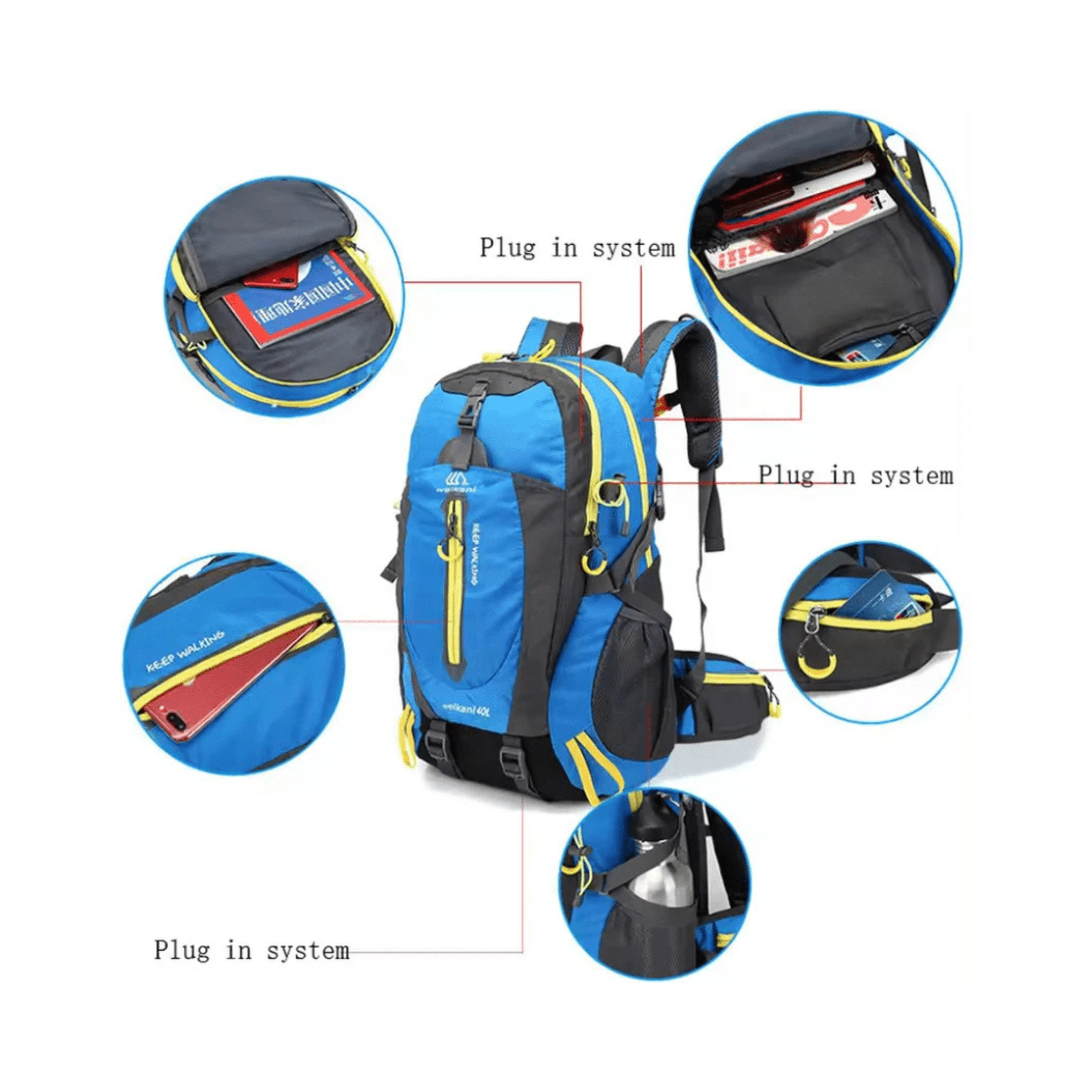 Jym | 40L Hiking Backpack
