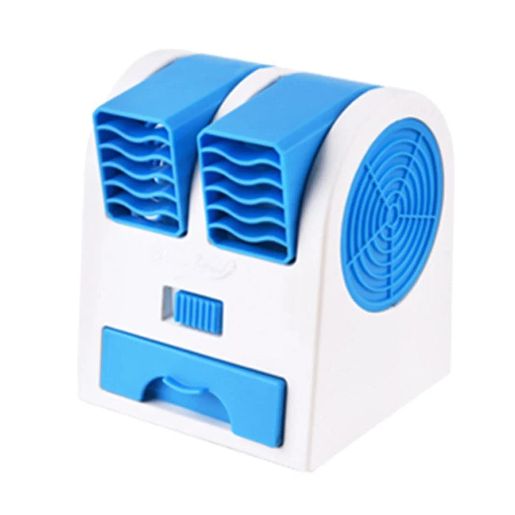 Mini USB Air Cooler with Dual Air Outlet