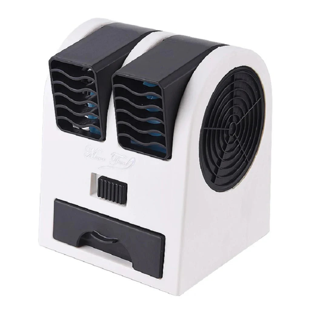 Mini USB Air Cooler with Dual Air Outlet