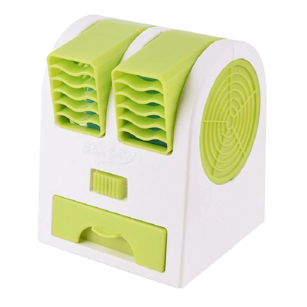 Mini USB Air Cooler with Dual Air Outlet