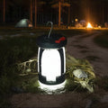 Foldable Solar USB Camping Lantern with 90-Degree Panels