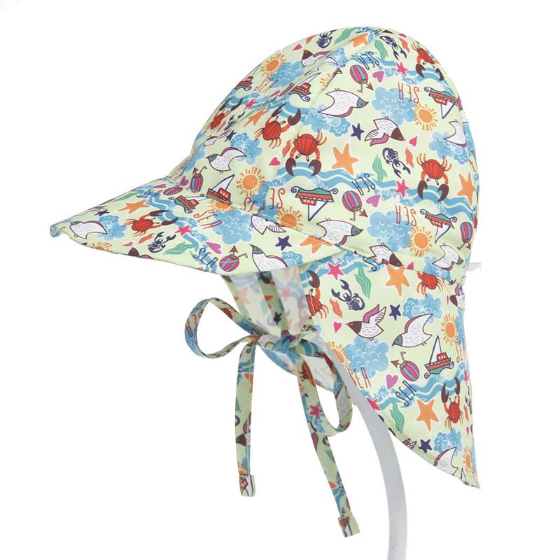 Adjustable Baby UPF 50+ Wide-Brim Sun Hat
