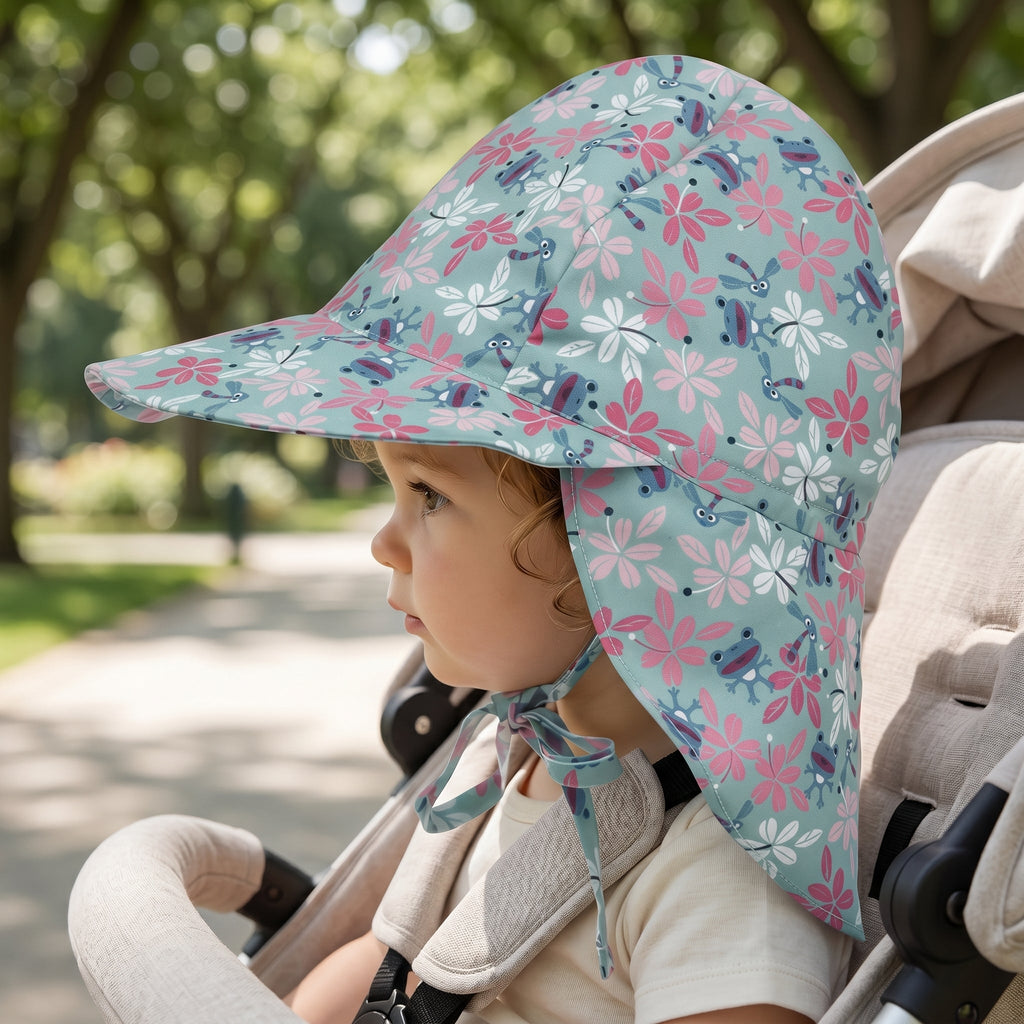 Adjustable Baby UPF 50+ Wide-Brim Sun Hat