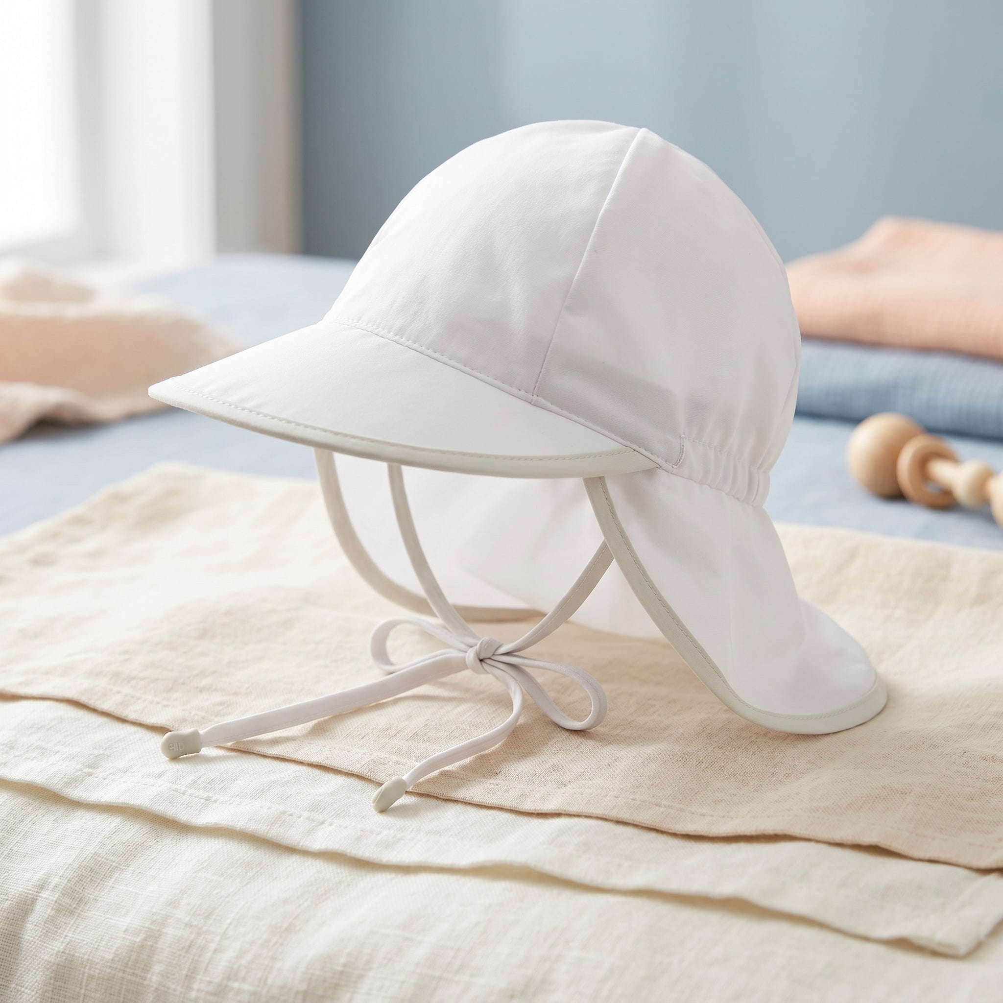 Adjustable Baby UPF 50+ Wide-Brim Sun Hat