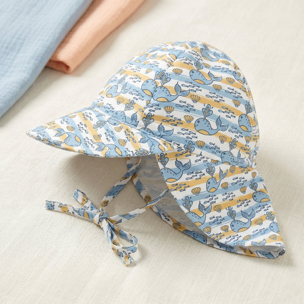 Adjustable Baby UPF 50+ Wide-Brim Sun Hat