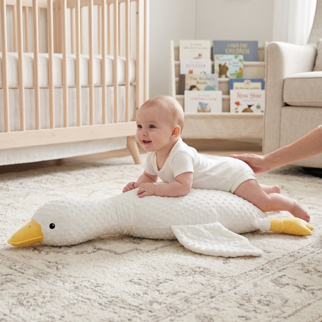 Goose Baby Tummy Pillow