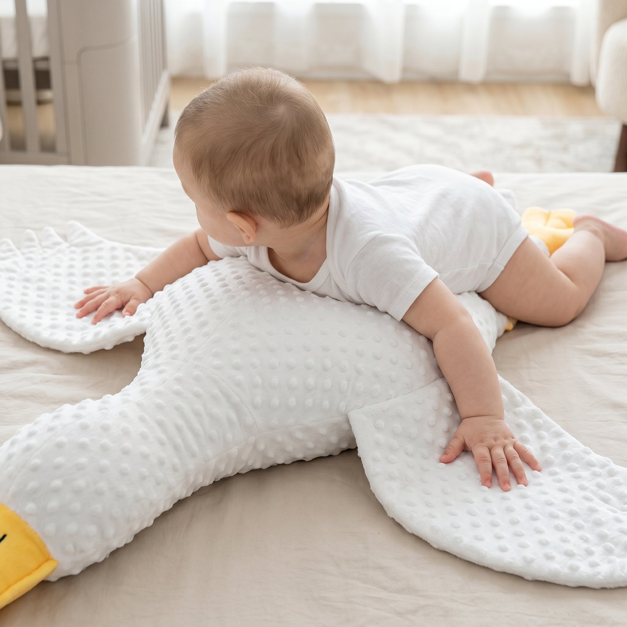 Goose Baby Tummy Pillow