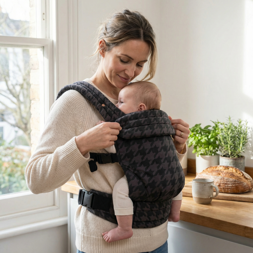 Houndstooth Baby Carrier