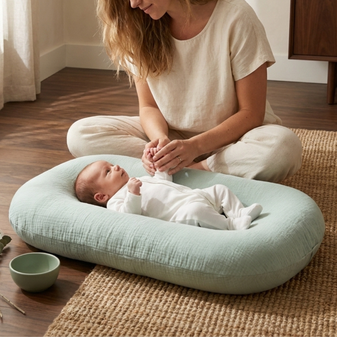Pastel Baby Lounger Nest