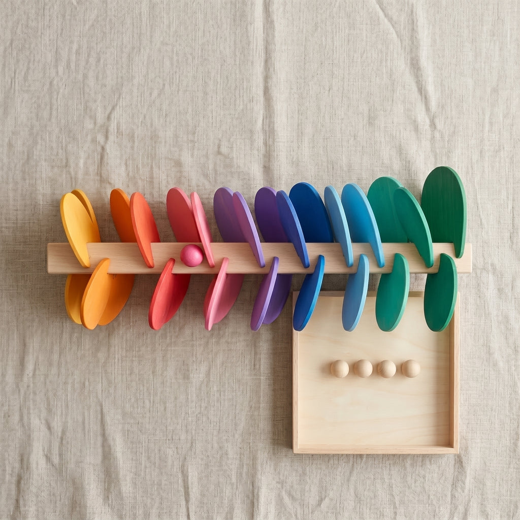 Wooden Rain Sound Tower Toy