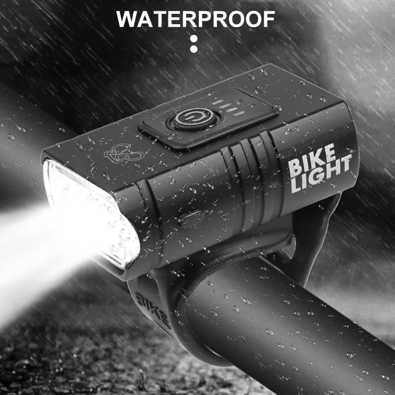 1000-Lumen USB Rechargeable Bike Light
