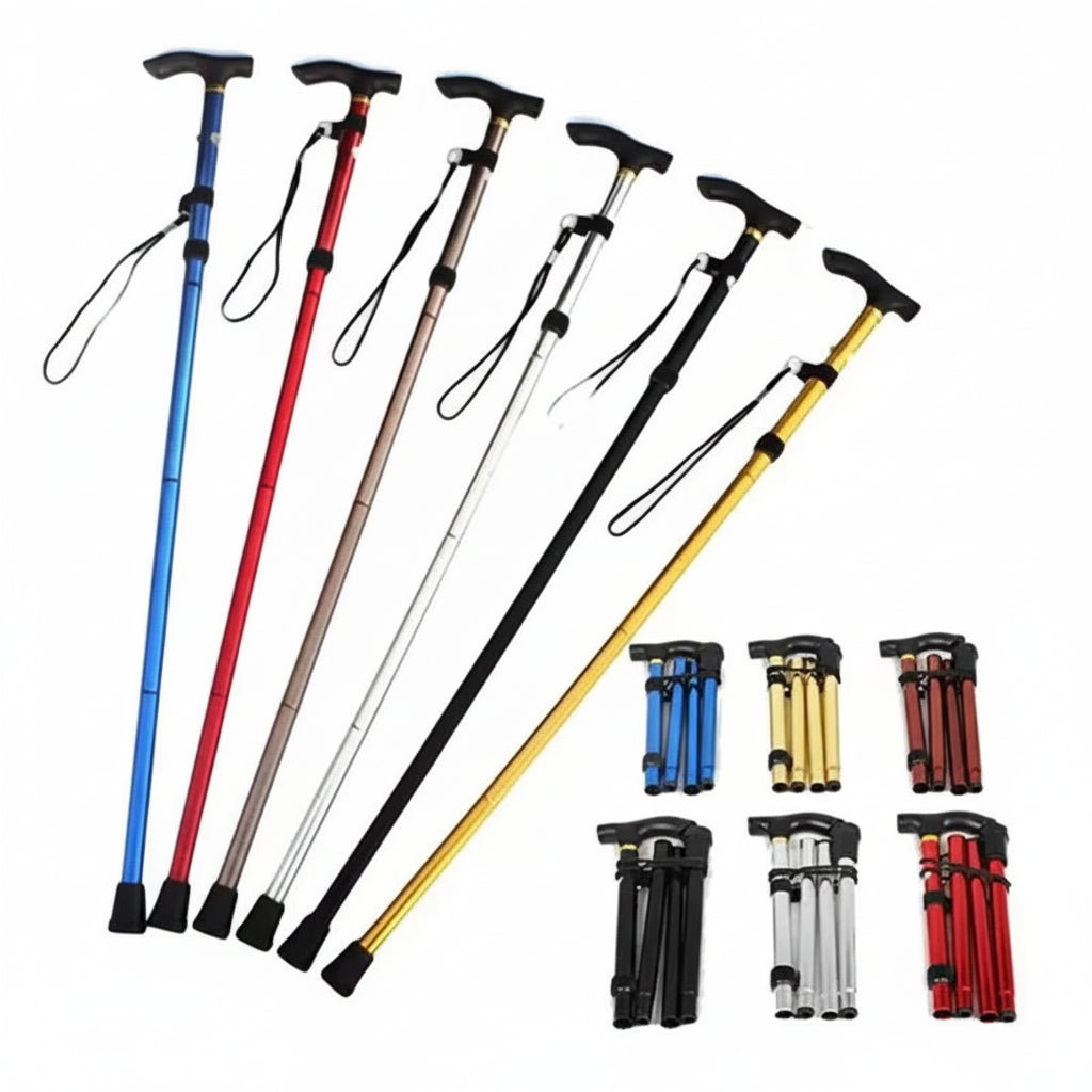 Aluminum Trekking Poles For Secure Grip And Stable Stance