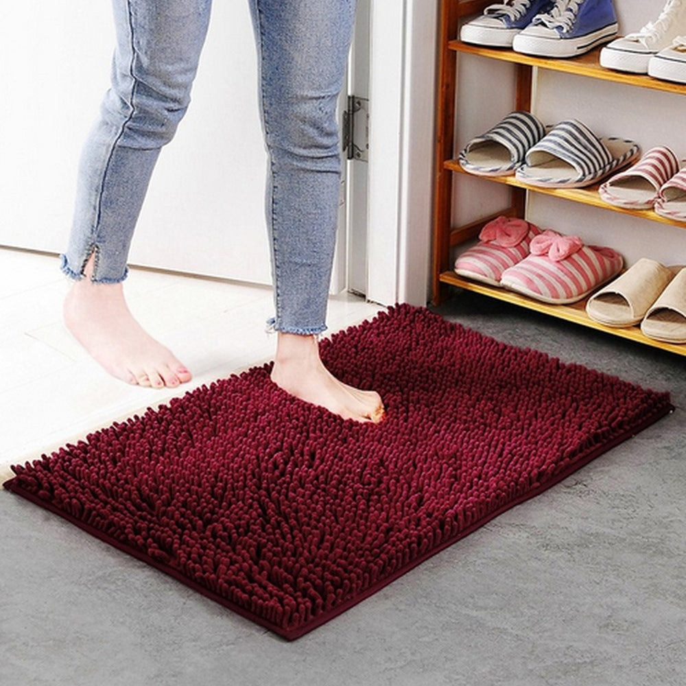 Chenille Bathroom Carpet Mat