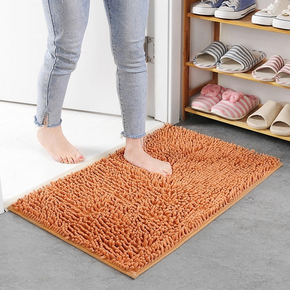 Chenille Bathroom Carpet Mat