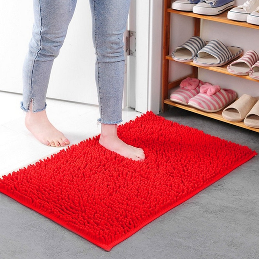 Chenille Bathroom Carpet Mat